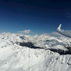 Flugwegposition um 14:09:40: Aufgenommen in der Nähe von Gemeinde Nauders, Österreich in 3003 Meter
